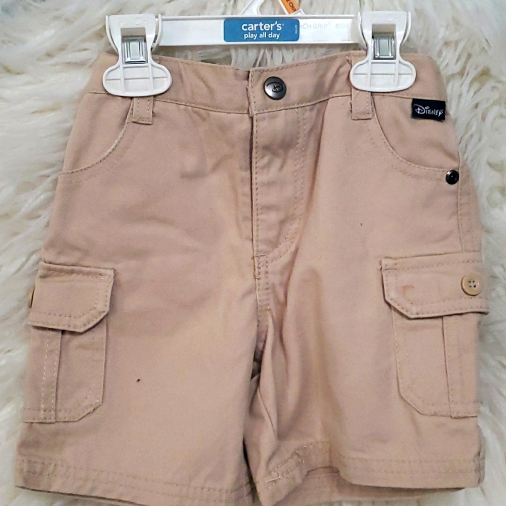 Boys khaki Disney Pixar toy story cargo shorts